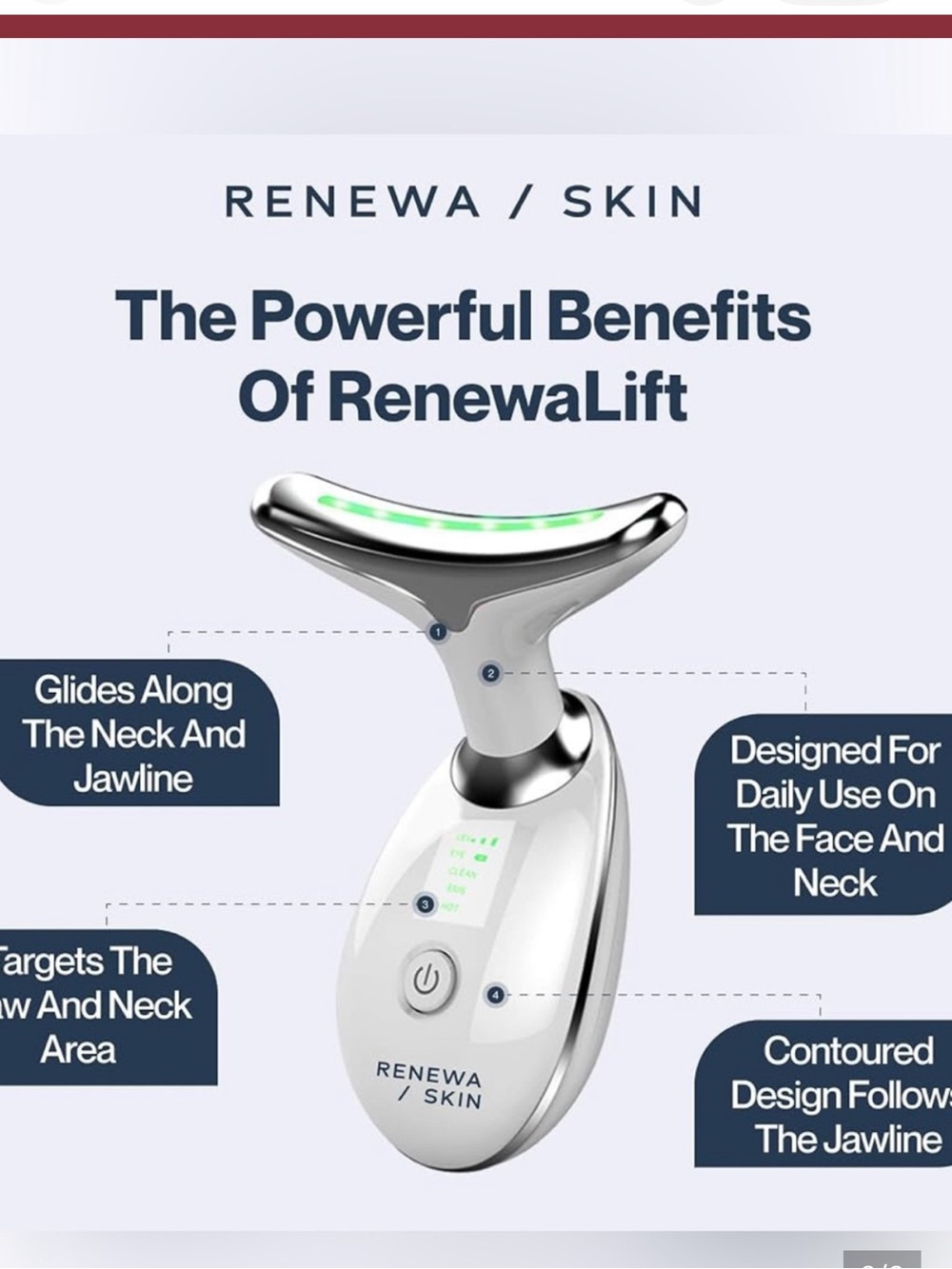RenewaLift Non-Invasive Skincare Device - Picture 3 of 5